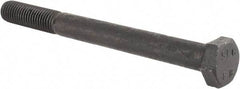 Value Collection - M12x1.75mm Metric Coarse, 130mm Length Under Head Hex Head Cap Screw - Partially Threaded, Grade 8.8 Steel, Uncoated, 19mm Hex - Apex Tool & Supply