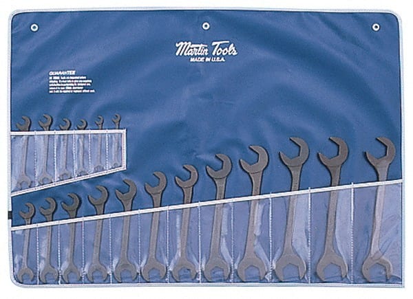 Martin Tools - 18 Piece, 3/8 to 1-1/2" Hydraulic Wrench Set - Apex Tool & Supply