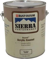 Rust-Oleum - 1 Gal Black Gloss Finish Acrylic Enamel Paint - Interior/Exterior, <0 gL VOC Compliance - Apex Tool & Supply