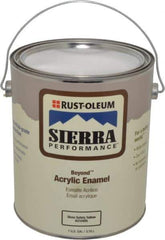 Rust-Oleum - 1 Gal Safety Yellow Semi Gloss Finish Acrylic Enamel Paint - Interior/Exterior, <0 gL VOC Compliance - Apex Tool & Supply