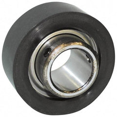 Browning - 5/8" ID x 2-17/32" OD, 2,611 Lb Dynamic Capacity, Set Screw Locking Insert Bearing - Rubber Grommet Housing, 52100 Steel Insert, 1" Race Width, 1,444 Lb Static Capacity - Apex Tool & Supply