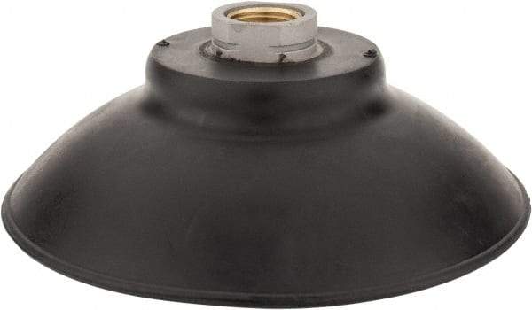 De-Sta-Co - 3/8 NPT Female Port, Flat, Vertical Vacuum Pad - Nitrile - Apex Tool & Supply