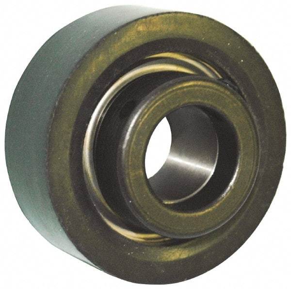 Browning - 15/16" ID x 2-17/32" OD, 2,801 Lb Dynamic Capacity, Eccentric Locking Insert Bearing - Rubber Grommet Housing, 52100 Steel Insert, 1" Race Width, 1,651 Lb Static Capacity - Apex Tool & Supply