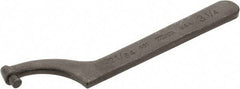 Martin Tools - 3-1/4" Capacity, Pin Spanner Wrench - 8-1/2" OAL, 9/32" Hook Pin Height - Apex Tool & Supply