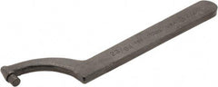 Martin Tools - 3-3/4" Capacity, Pin Spanner Wrench - 9-1/2" OAL, 11/32" Hook Pin Height - Apex Tool & Supply