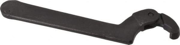 Martin Tools - 3/4" to 2" Capacity, Adjustable Hook Spanner Wrench - 6-3/8" OAL, 1/8" Hook Pin Height - Apex Tool & Supply