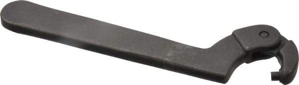Martin Tools - 3/4" to 2" Capacity, Adjustable Pin Spanner Wrench - 6-3/8" OAL, 5/32" Hook Pin Height - Apex Tool & Supply