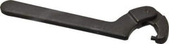 Martin Tools - 1-1/4" to 3" Capacity, Adjustable Pin Spanner Wrench - 8-1/8" OAL, 3/16" Hook Pin Height - Apex Tool & Supply