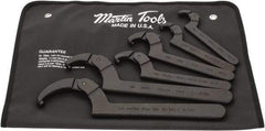 Martin Tools - 3/4" to 6-1/4" Capacity, Pin Spanner Wrench Set - Adjustable - Apex Tool & Supply
