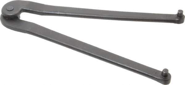 Martin Tools - 3" Capacity, Adjustable Face Spanner Wrench - 8-1/4" OAL, 3/16" Hook Pin Height - Apex Tool & Supply