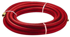 Parker - 25' Long, 3/4" Male x Female GHT, -40 to 200°F, Rubber High Temp & High Pressure Hose - 5/8" ID, Red, 125 psi - Apex Tool & Supply