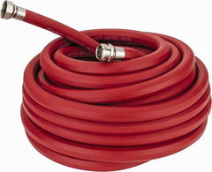 Parker - 50' Long, 3/4" Male x Female GHT, -40 to 200°F, Rubber High Temp & High Pressure Hose - 5/8" ID, Red, 125 psi - Apex Tool & Supply