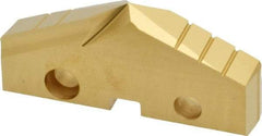 Allied Machine and Engineering - 2" Diam x 5/16" Thick, Seat Code 4, 132° Included Angle Spade Drill Insert - TiN Coated, Cobalt, Grade Super Cobalt, Series GEN2 T-A - Apex Tool & Supply