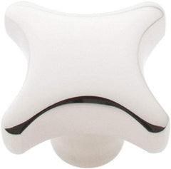 KIPP - 1.57" Head Diam, 4 Point Lobed Knob - 5/16-18 Hole, Stainless Steel - Apex Tool & Supply