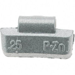 Perfect Equipment - 0.25 oz P Wheel Weight - Zinc, For Use with Automotive & Light Trucks - Apex Tool & Supply