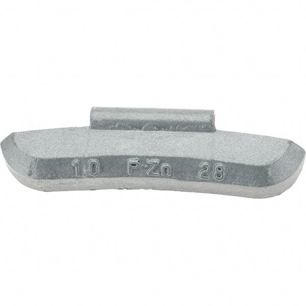 Perfect Equipment - 1 oz P Wheel Weight - Zinc, For Use with Automotive & Light Trucks - Apex Tool & Supply