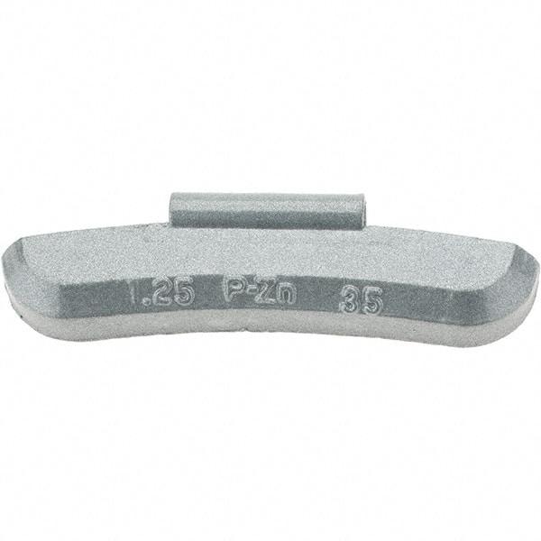 Perfect Equipment - 1.25 oz P Wheel Weight - Zinc, For Use with Automotive & Light Trucks - Apex Tool & Supply