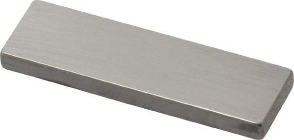 Mitutoyo - 0.1007" Rectangular Steel Gage Block - Accuracy Grade AS-1, Includes Certificate of Inspection - Apex Tool & Supply