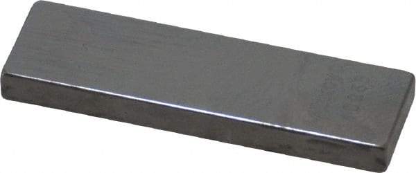 Mitutoyo - 0.11" Rectangular Steel Gage Block - Accuracy Grade AS-1, Includes Certificate of Inspection - Apex Tool & Supply