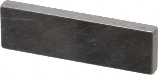 Mitutoyo - 0.112" Rectangular Steel Gage Block - Accuracy Grade AS-1, Includes Certificate of Inspection - Apex Tool & Supply