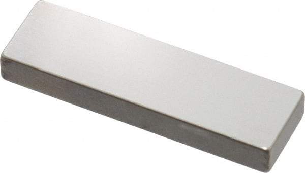 Mitutoyo - 0.144" Rectangular Steel Gage Block - Accuracy Grade AS-1, Includes Certificate of Inspection - Apex Tool & Supply