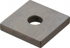 Mitutoyo - 0.16" Square Steel Gage Block - Accuracy Grade 0, Includes Certificate of Inspection - Apex Tool & Supply