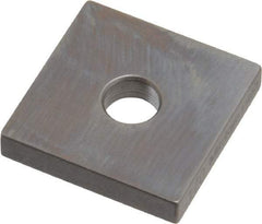 Mitutoyo - 0.17" Square Steel Gage Block - Accuracy Grade 0, Includes Certificate of Inspection - Apex Tool & Supply