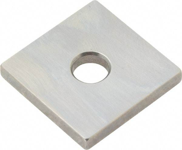 Mitutoyo - 0.134" Square Steel Gage Block - Accuracy Grade 0, Includes Certificate of Inspection - Apex Tool & Supply