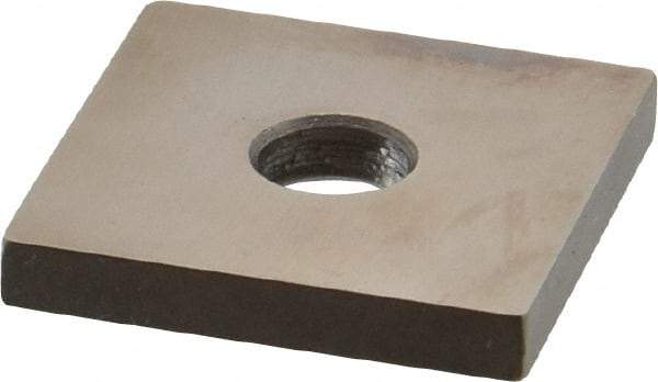 Mitutoyo - 0.136" Square Steel Gage Block - Accuracy Grade 0, Includes Certificate of Inspection - Apex Tool & Supply