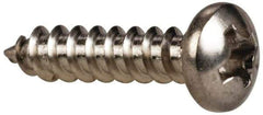 Value Collection - #6 Pan Head Phillips Sheet Metal Screw - Stainless Steel, 5/8" Length Under Head, Grade 316 - Apex Tool & Supply