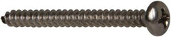 Value Collection - #6 Pan Head Phillips Sheet Metal Screw - Stainless Steel, 1-1/2" Length Under Head, Grade 316 - Apex Tool & Supply