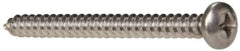 Value Collection - #8 Pan Head Phillips Sheet Metal Screw - Stainless Steel, 2" Length Under Head, Grade 316 - Apex Tool & Supply