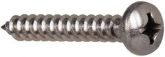 Value Collection - #12 Pan Head Phillips Sheet Metal Screw - Stainless Steel, 1-1/2" Length Under Head, Grade 316 - Apex Tool & Supply