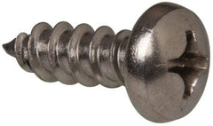 Value Collection - #14 Pan Head Phillips Sheet Metal Screw - Stainless Steel, 3/4" Length Under Head, Grade 316 - Apex Tool & Supply