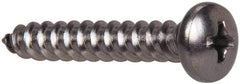 Value Collection - #14 Pan Head Phillips Sheet Metal Screw - Stainless Steel, 1-1/4" Length Under Head, Grade 316 - Apex Tool & Supply