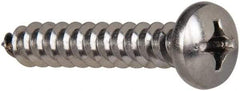 Value Collection - #14 Pan Head Phillips Sheet Metal Screw - Stainless Steel, 1-1/2" Length Under Head, Grade 316 - Apex Tool & Supply