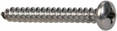 Value Collection - #14 Pan Head Phillips Sheet Metal Screw - Stainless Steel, 2" Length Under Head, Grade 316 - Apex Tool & Supply