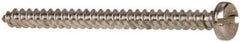 Value Collection - #8 Pan Head Slotted Sheet Metal Screw - Stainless Steel, 2" Length Under Head, Grade 316 - Apex Tool & Supply