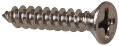 Value Collection - #6 Flat Head Phillips Sheet Metal Screw - Stainless Steel, 3/4" OAL, Grade 316 - Apex Tool & Supply