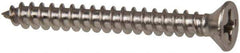 Value Collection - #6 Flat Head Phillips Sheet Metal Screw - Stainless Steel, 1-1/4" OAL, Grade 316 - Apex Tool & Supply