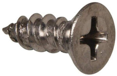 Value Collection - #8 Flat Head Phillips Sheet Metal Screw - Stainless Steel, 1/2" OAL, Grade 316 - Apex Tool & Supply
