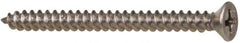 Value Collection - #8 Flat Head Phillips Sheet Metal Screw - Stainless Steel, 2" OAL, Grade 316 - Apex Tool & Supply