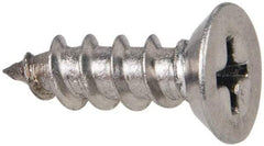 Value Collection - #10 Flat Head Phillips Sheet Metal Screw - Stainless Steel, 5/8" OAL, Grade 316 - Apex Tool & Supply