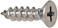 Value Collection - #10 Flat Head Phillips Sheet Metal Screw - Stainless Steel, 3/4" OAL, Grade 316 - Apex Tool & Supply