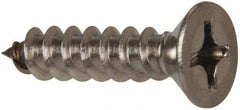 Value Collection - #12 Flat Head Phillips Sheet Metal Screw - Stainless Steel, 1" OAL, Grade 316 - Apex Tool & Supply