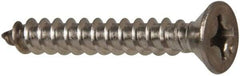 Value Collection - #12 Flat Head Phillips Sheet Metal Screw - Stainless Steel, 1-1/2" OAL, Grade 316 - Apex Tool & Supply