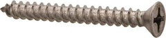 Value Collection - #12 Flat Head Phillips Sheet Metal Screw - Stainless Steel, 2" OAL, Grade 316 - Apex Tool & Supply