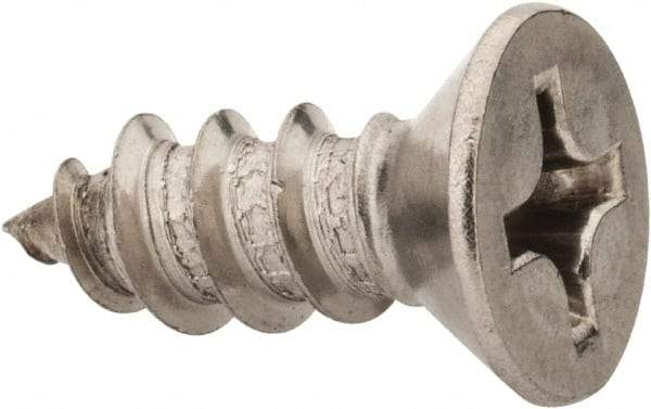 Value Collection - #14 Flat Head Phillips Sheet Metal Screw - Stainless Steel, 3/4" OAL, Grade 316 - Apex Tool & Supply