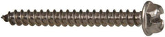 Value Collection - #8 Hex Washer Head Slotted Sheet Metal Screw - Stainless Steel, 1-1/2" Length Under Head, Grade 316 - Apex Tool & Supply