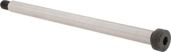 Made in USA - 3/8" Shoulder Diam x 5-1/2" Shoulder Length, 5/16-18 UNC, Hex Socket Shoulder Screw - 4037 Alloy Steel, Uncoated, 1/4" Head Height x 9/16" Head Diam - Apex Tool & Supply
